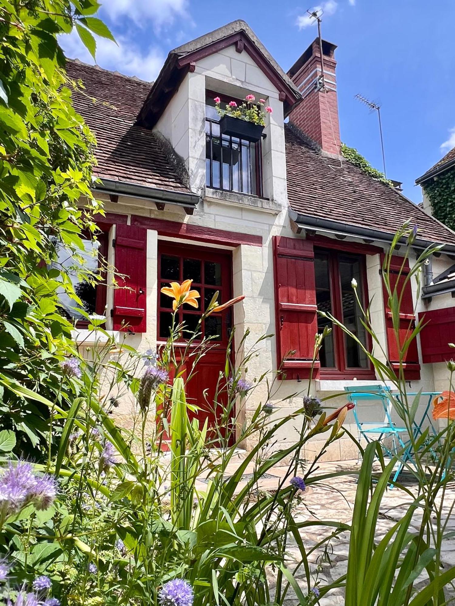Le Cottage Des Chalands Saint-Georges-sur-Cher Eksteriør bilde